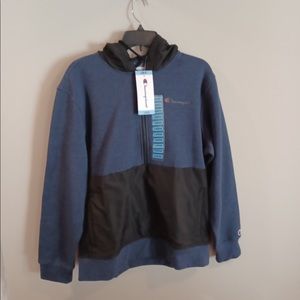 Champion Authentic Athletic Wear. Size Large. Blue Color With Hood.